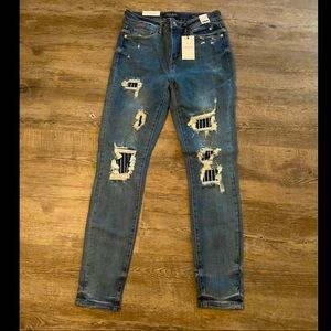 New Judy Blues High rise size 7